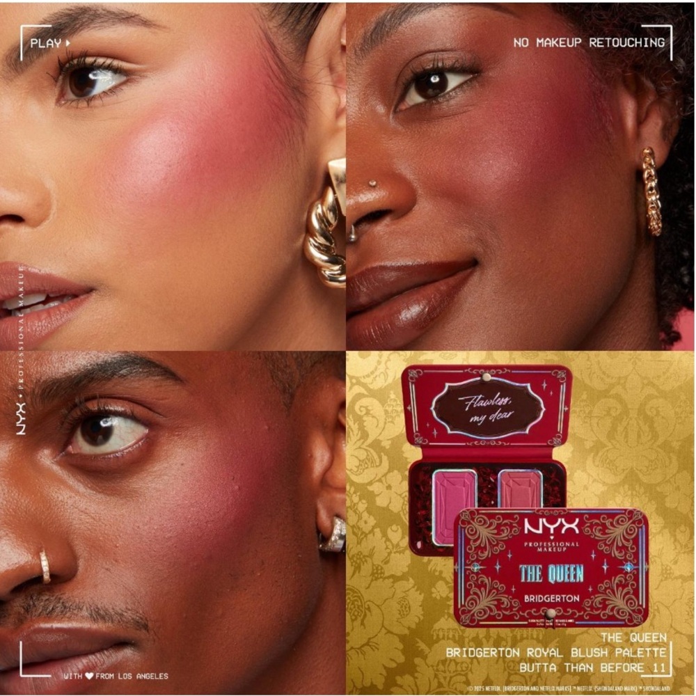 NYX Bridgerton Buttermelt Royal Blush Duo “The Queen” - Picture 5 of 8